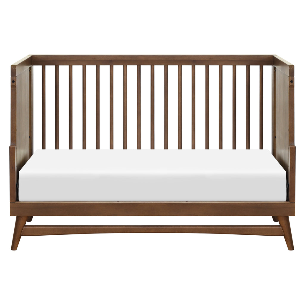 M15401NL,Babyletto,Peggy Mid-Century 3-in-1 Convertible Crib w/Toddler Bed Conversion Kit in Natural Walnut