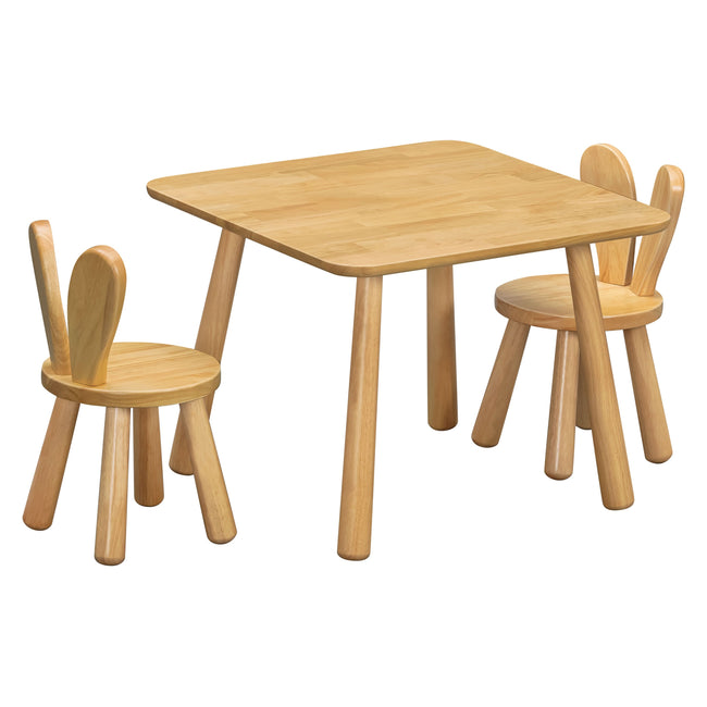 M32110LTW,Babyletto Kids,Hoppy Play Table & Chair Set in Light Wood