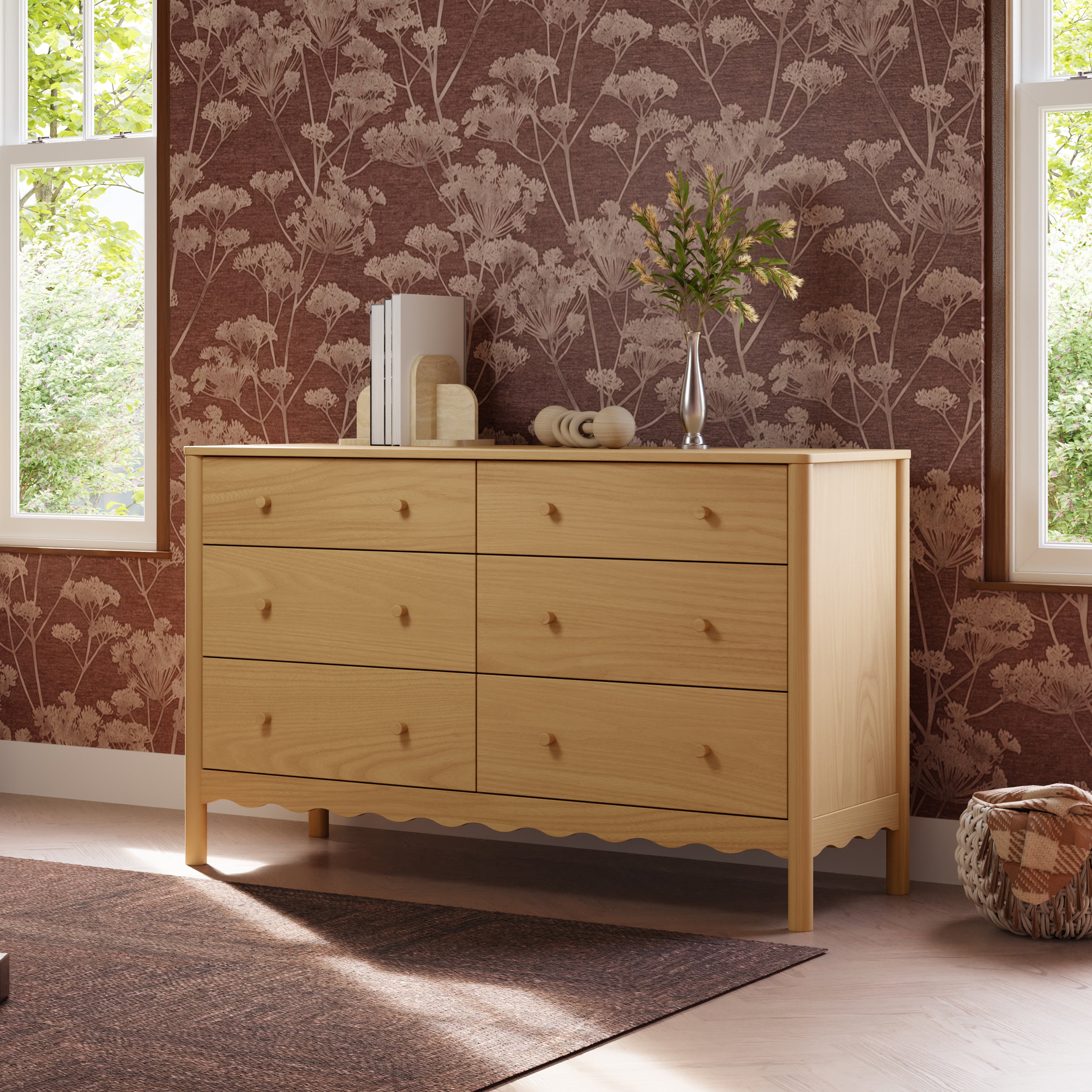 Babyletto Swell 6-Drawer Wide Assembled Dresser (56