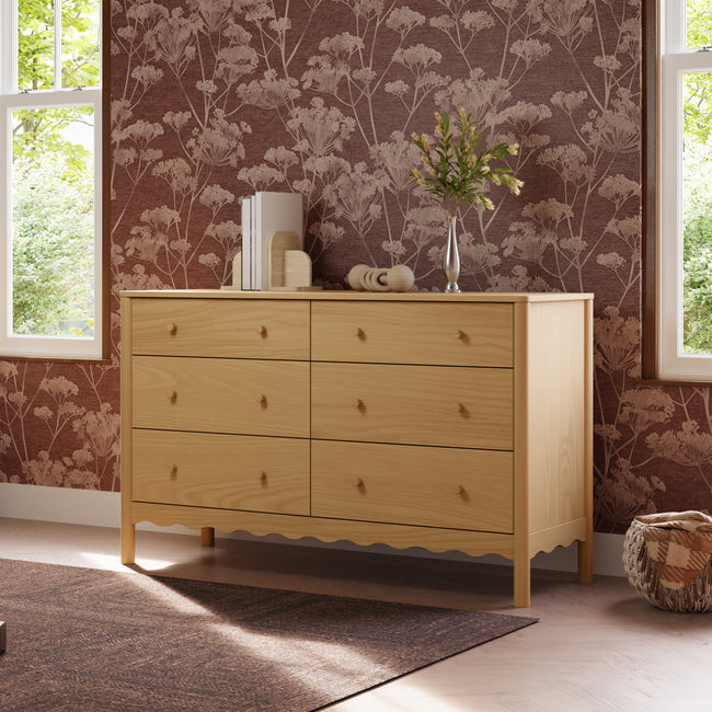 M27916HY,Babyletto,Swell 6-Drawer Assembled Dresser in Honey