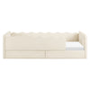 M31376PWB,Babyletto Kids,Rizo Montessori-Inspired Twin Bed in Performance Ivory Boucle
