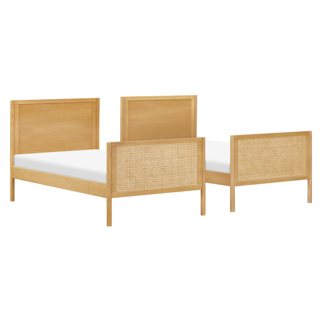 M25994HYNC,Babyletto Kids,Bondi Cane Convertible Bunk Bed in Honey