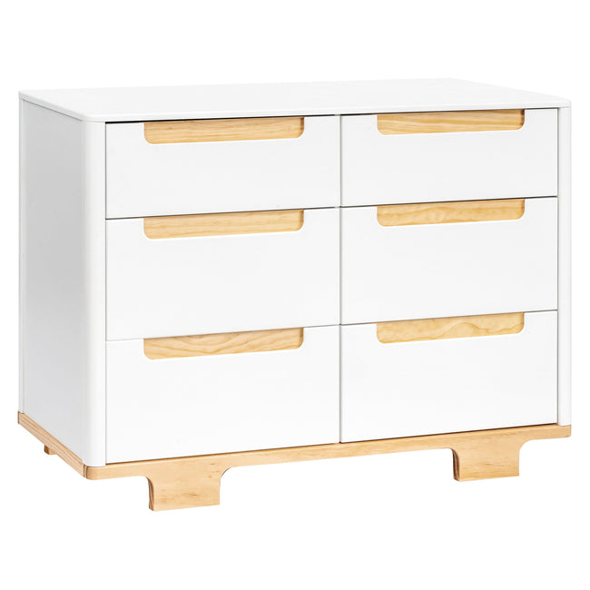 M23426WN,Babyletto,Yuzu 6-Drawer Dresser in White/Natural