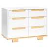 M23426WN,Babyletto,Yuzu 6-Drawer Dresser in White/Natural