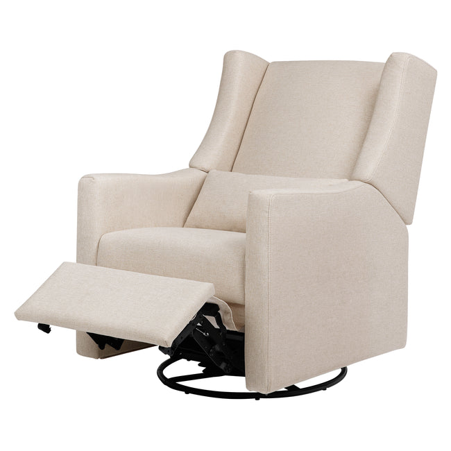 M11277PBEW,Babyletto,Kiwi Recliner and Swivel Glider in Performance Beach Eco-Weave