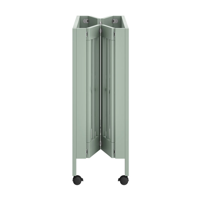 M6698LS,Babyletto,Origami Mini Crib in Light Sage
