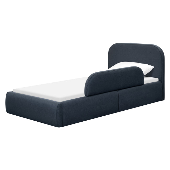 M31269PVET,Babyletto Kids,Nara Twin Bed in Performance Navy Eco-Twill