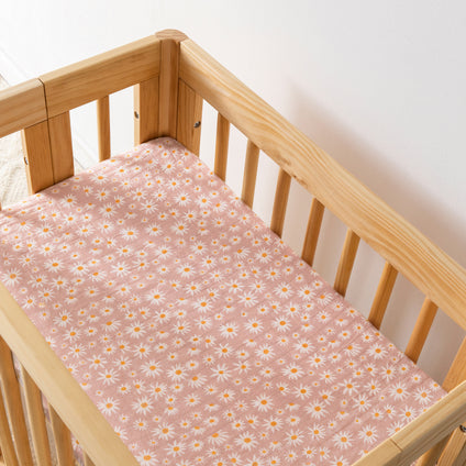 All-Stages Bassinet Sheet in GOTS Certified Organic Muslin Cotton