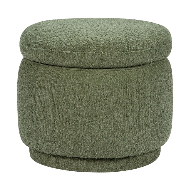 M22985OB,Babyletto,Enoki Storage Ottoman in Olive Boucle