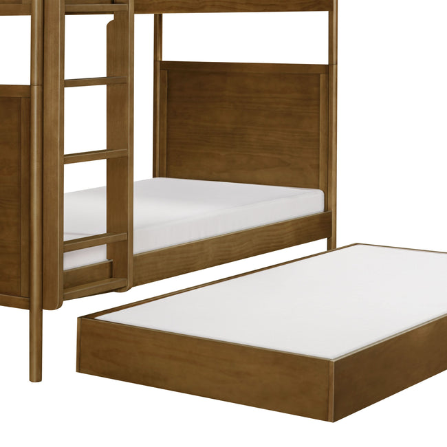 M25973NL,Babyletto Kids,Twin Storage Trundle Bed in Natural Walnut
