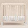 M12998NXW,Babyletto,Gelato 4-in-1 Convertible Mini Crib and Twin bed in Washed Natural Finish w/White Feet