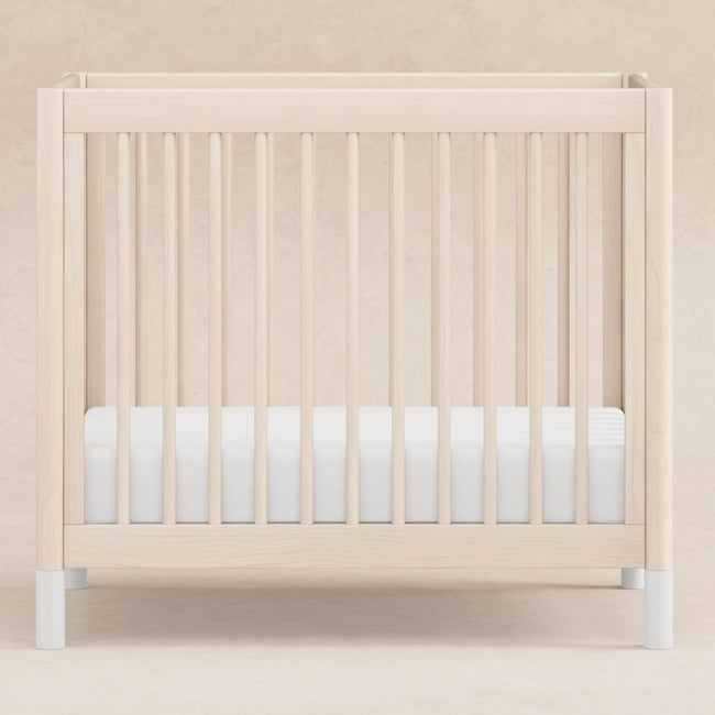 M12998NXW,Babyletto,Gelato 4-in-1 Convertible Mini Crib and Twin bed in Washed Natural Finish w/White Feet