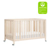 M30880NX,Babyletto,Rolli 9-in-1 Convertible All-Stages® Crib w/ Bassinet & Toddler Bed Kits in Washed Natural