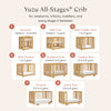 M23401HY,Babyletto,Yuzu 8-in-1 Convertible Crib w/All-Stages Conversion Kits in Honey