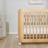 T29233,Babyletto,Oat Stripe Muslin All-Stages Midi Crib Sheet in GOTS Certified Organic Cotton