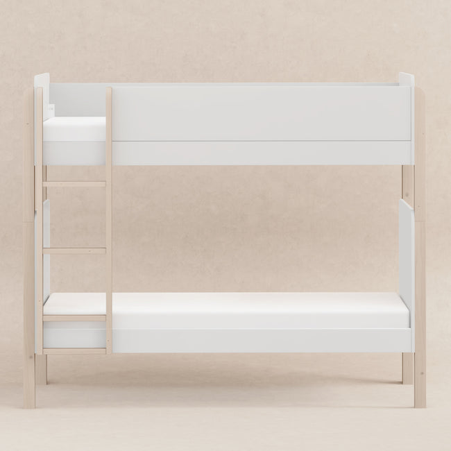 M18494WNX,Babyletto Kids,TipToe Bunk Bed in White and Washed Natural
