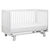 M4201W,Babyletto,Hudson 3-in-1 Convertible Crib w/Toddler Bed Conversion Kit in White Finish