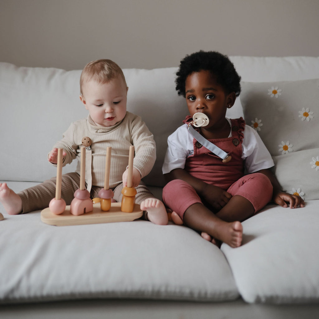 LPC-101, Linen Pacifier Clip 2-Pack