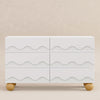 M31116WHY,Babyletto Kids,Lido Wave 6-Drawer Assembled Dresser in White and Honey