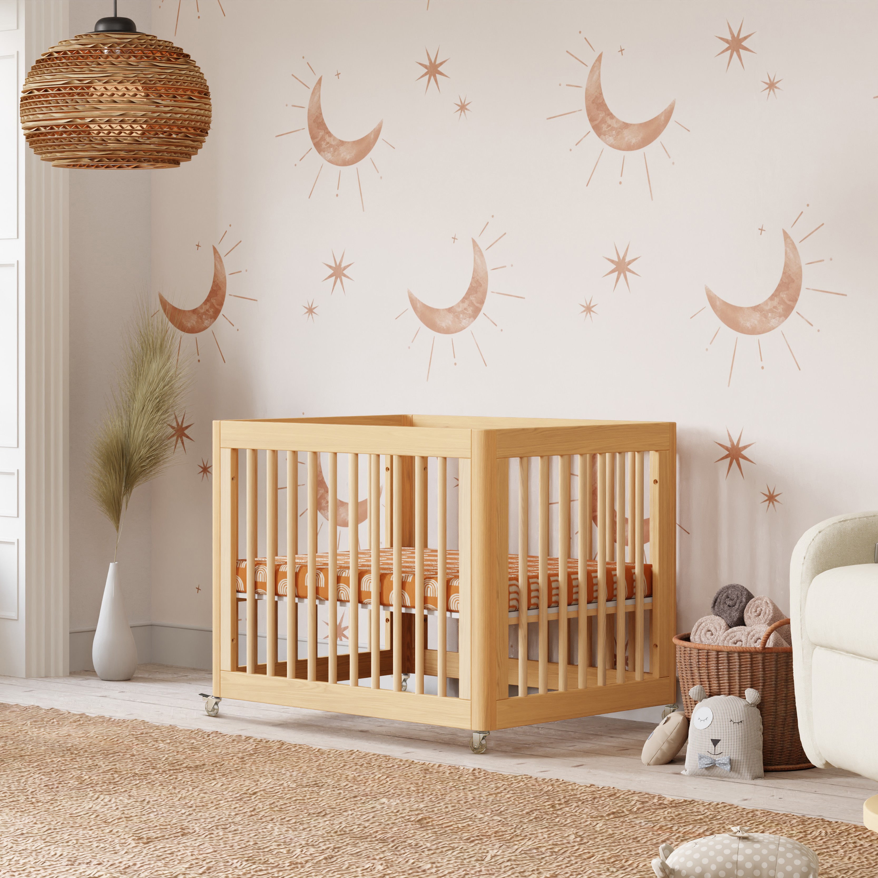 Yuzu 8-in-1 Convertible Crib & Bassinet | Babyletto