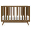M15980NL,Babyletto,Palma 8-in-1 Convertible All-Stages® Crib w/ Bassinet & Toddler Bed Kits in Natural Walnut