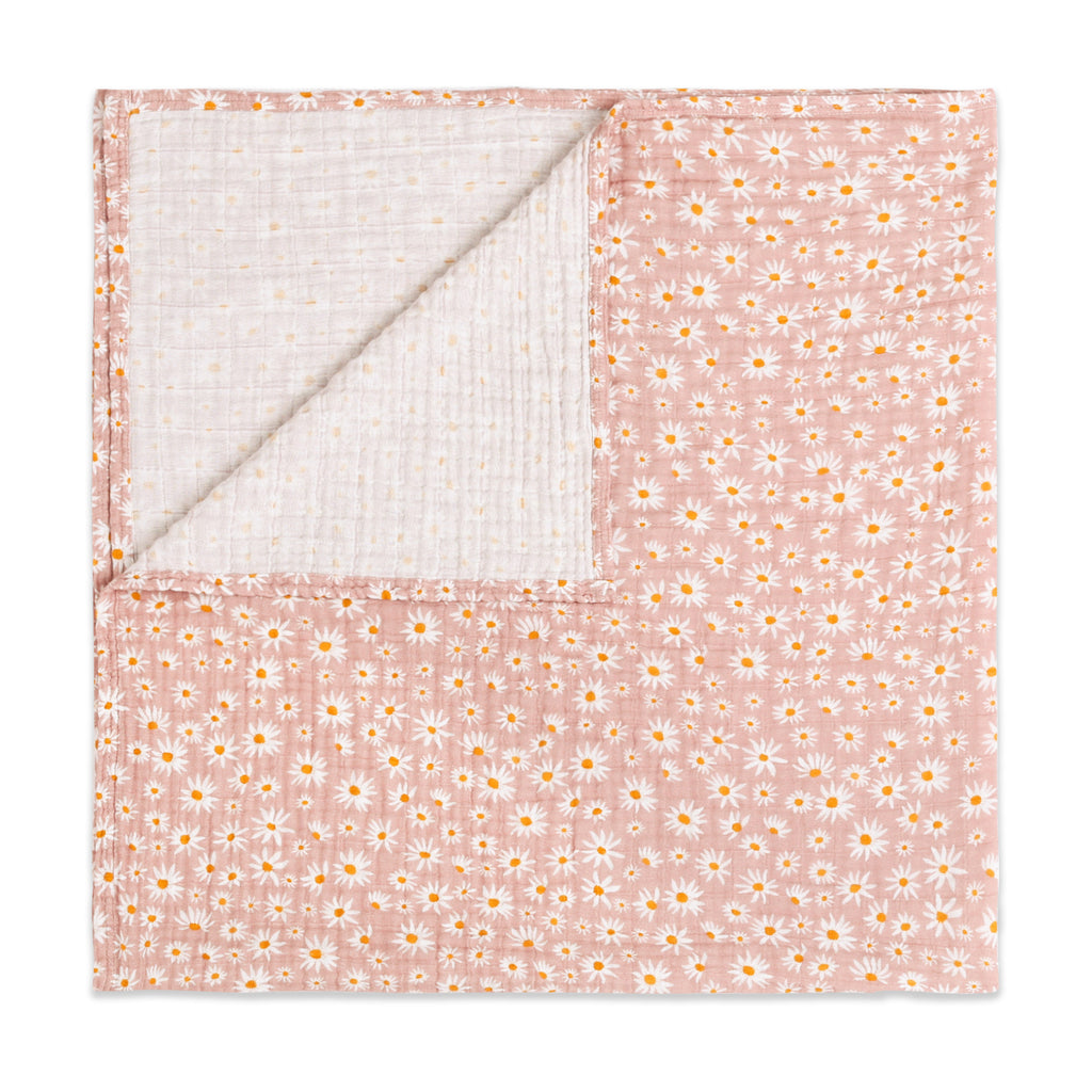 T28038,Babyletto,Daisy Muslin Swaddle in GOTS Certified Organic Cotton