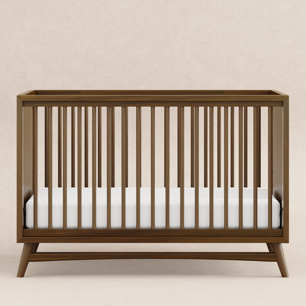 M15401NL,Babyletto,Peggy Mid-Century 3-in-1 Convertible Crib w/Toddler Bed Conversion Kit in Natural Walnut