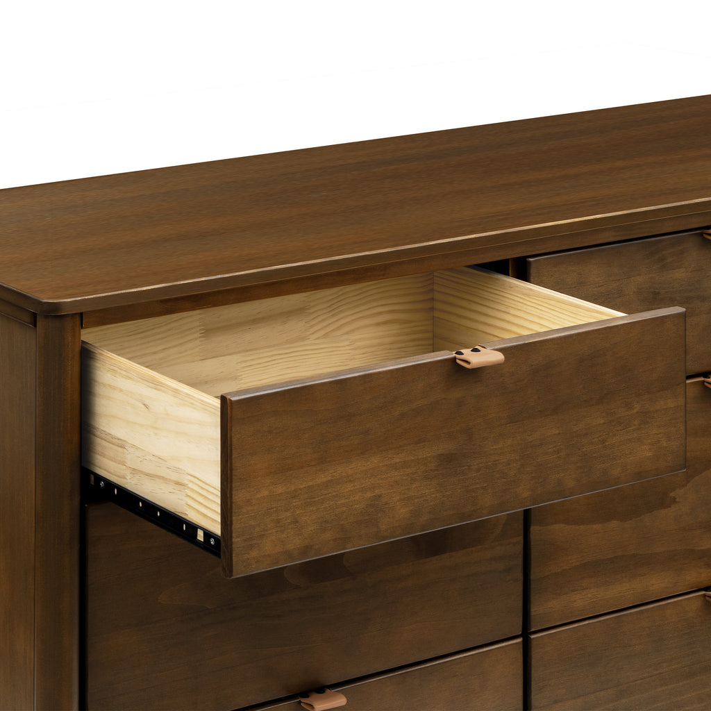 M25616NL,Babyletto,Bondi 6-Drawer Assembled Dresser in Natural Walnut