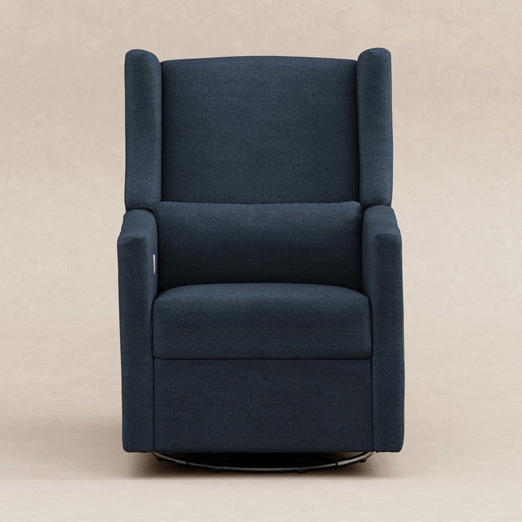 M11288PVET,Babyletto,Kiwi Glider Recliner w/ Electronic Control and USB in Performance Navy Eco-Twill