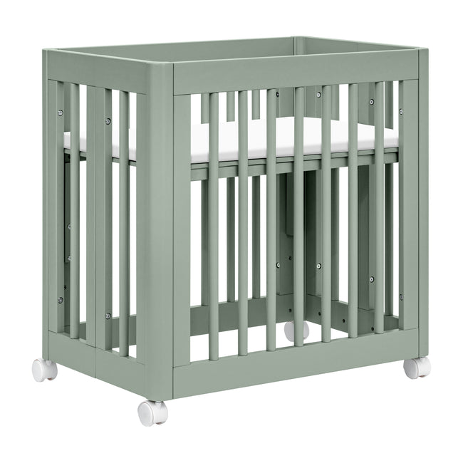 M23401LS,Babyletto,Yuzu 8-in-1 Convertible Crib w/All-Stages Conversion Kits in Light Sage