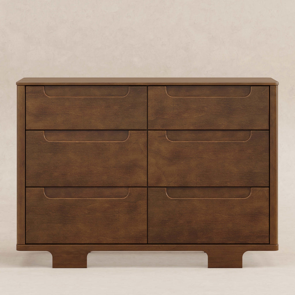 M23426NL,Babyletto,Yuzu 6-Drawer Dresser in Natural Walnut