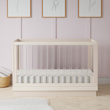 M8601KNX,Babyletto,Harlow 3-in-1 Convertible Crib w/Toddler Bed Conversion Kit in Washed Natural/