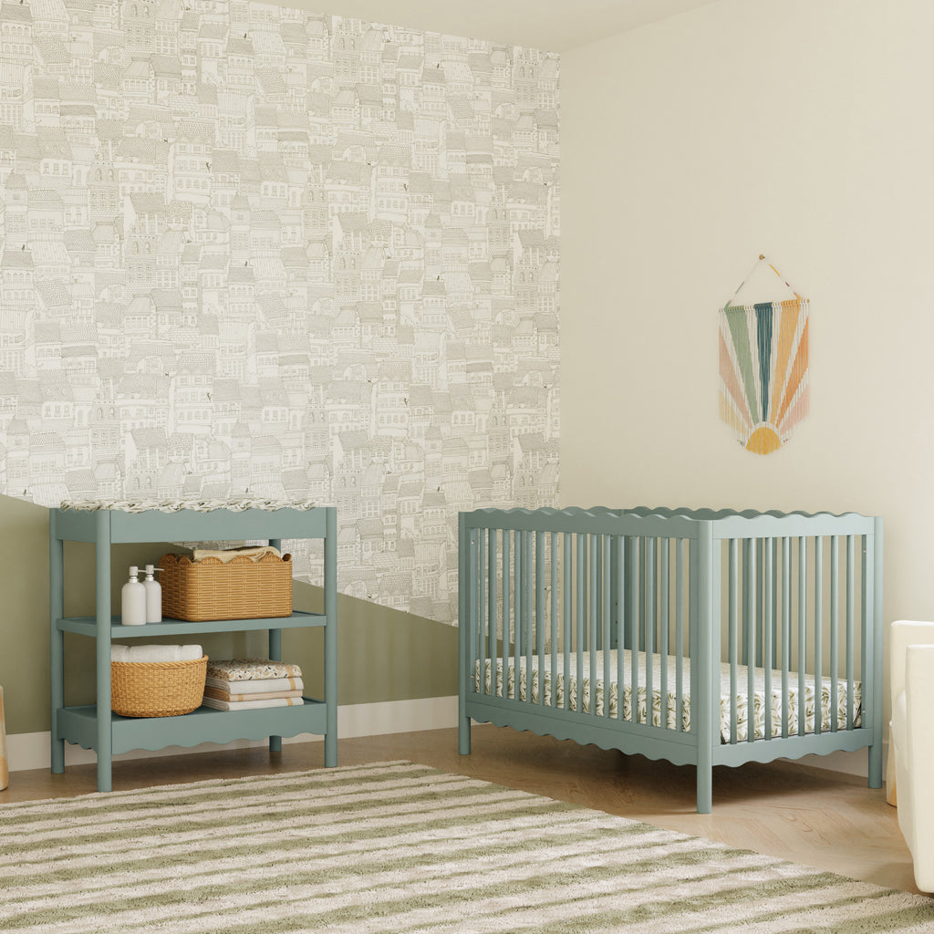 M27902LS,Babyletto,Swell Changing Table in Light Sage