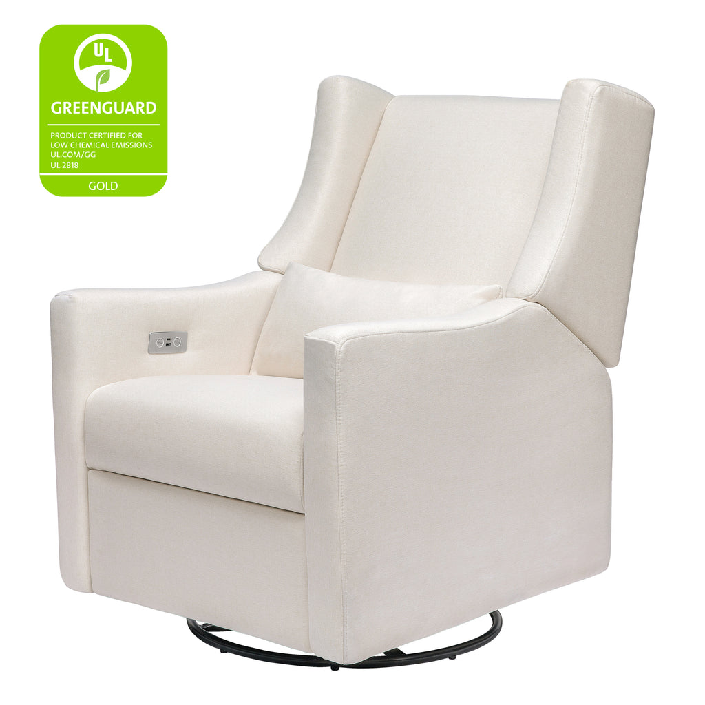 M11288PCMEW,Babyletto,Kiwi Glider Recliner w/ Electronic Control and USB in Performance Cream Eco-Weave