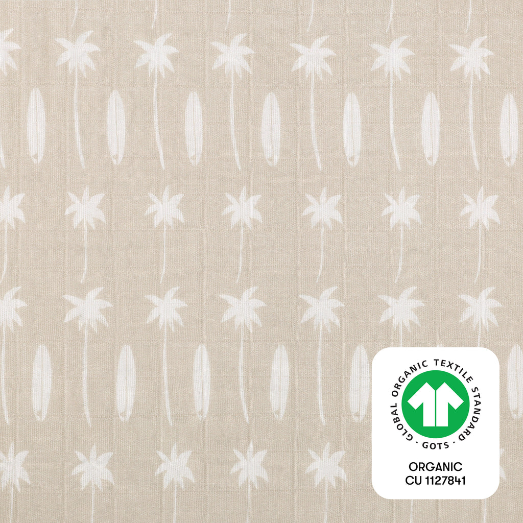 T27036,Babyletto,Beach Bum Muslin Mini Crib Sheet Beach Bum Muslin Mini Crib Sheet