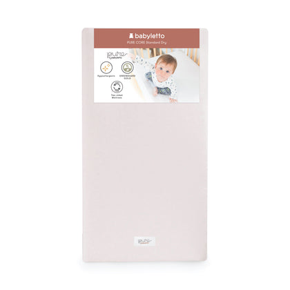M5322BB,Babyletto,Pure Core Non-Toxic Crib Mattress w/Dry Waterproof Cover