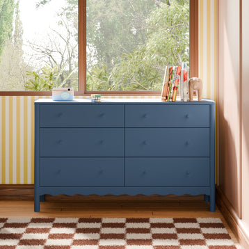 Swell 6-Drawer Wide Assembled Dresser (56