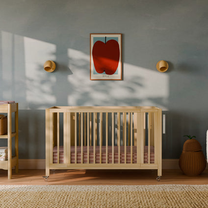 Rolli 9-in-1 Convertible All-Stages® Crib with Bassinet & Toddler Bed Conversion Kits - Retail Exclusive