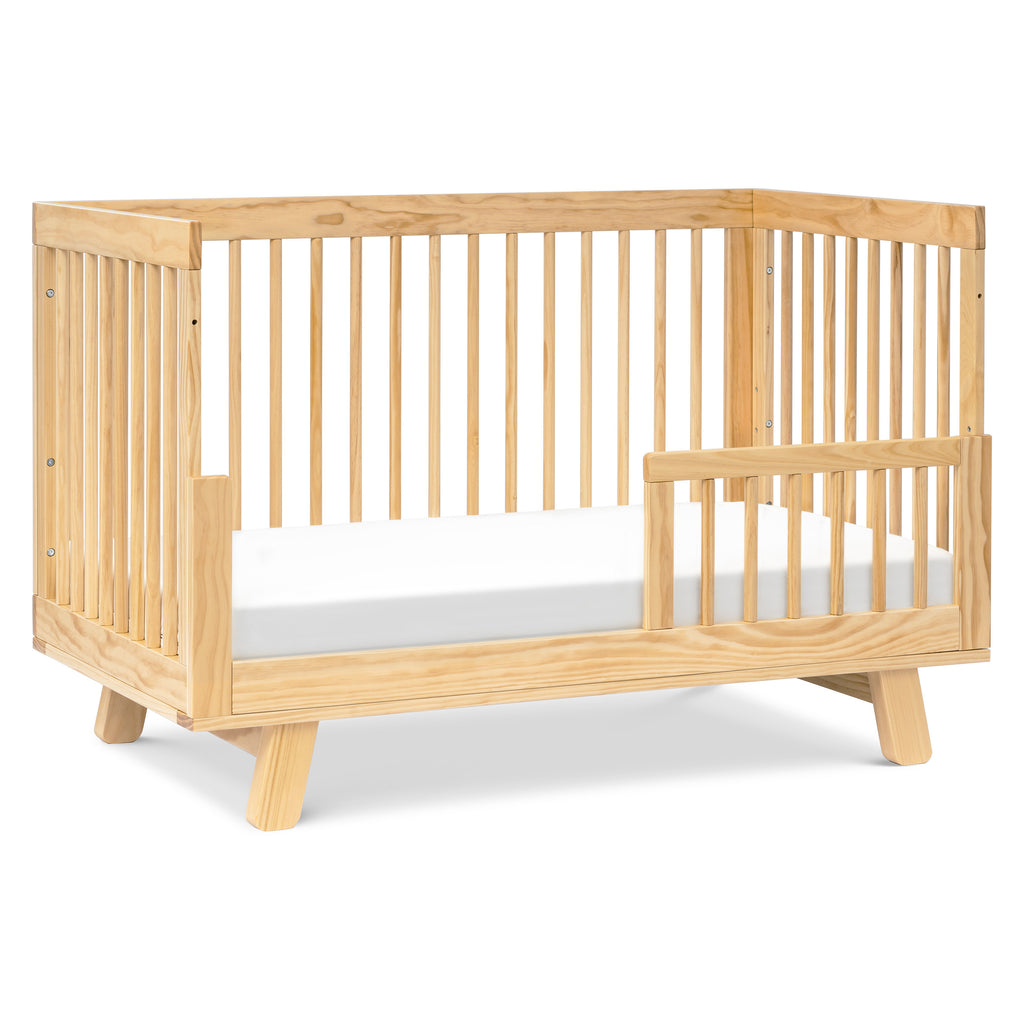 M4201N,Babyletto,Hudson 3-in-1 Convertible Crib w/Toddler Bed Conversion Kit in Natural Finish