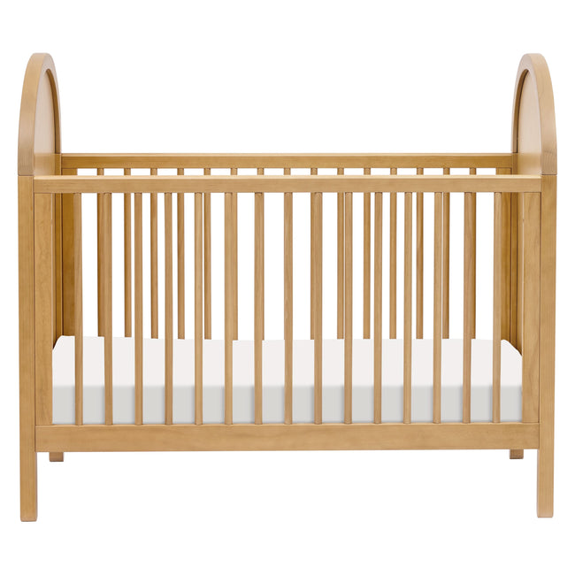 M25601HYNC,Babyletto,Bondi Cane 3-in-1 Convertible Crib w/Toddler Bed Kit in Honey with Natural Cane