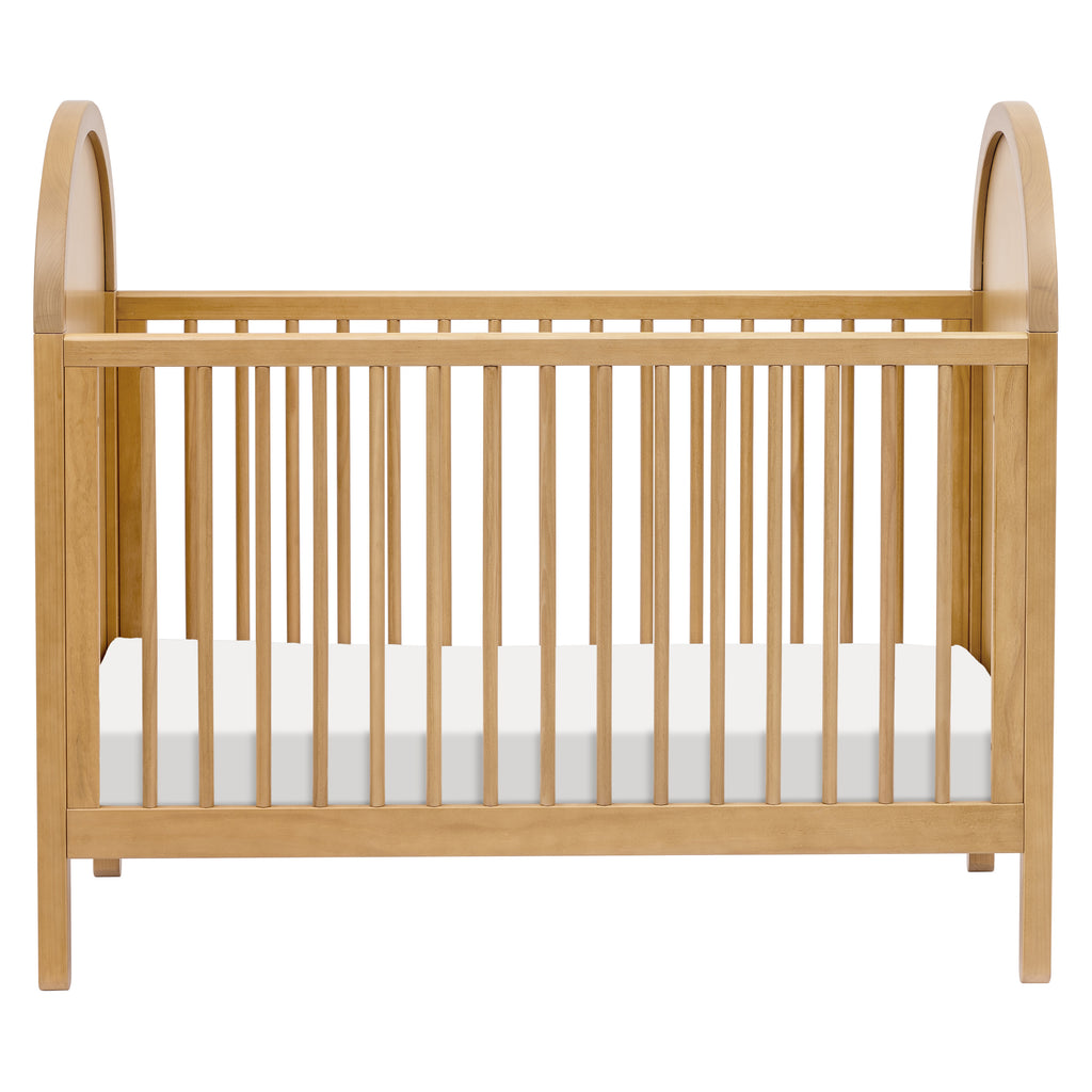 M25601HYNC,Bondi Cane 3-in-1 Convertible Crib w/Toddler Bed Kit in Honey with Natural Cane