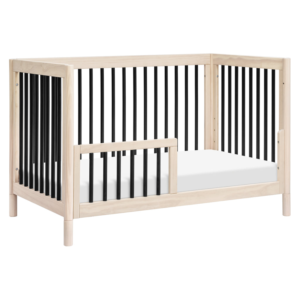 M12901NXB,Babyletto,Gelato 4-in-1 Convertible Crib w/Toddler Conversion Kit in Washed Natural/Black