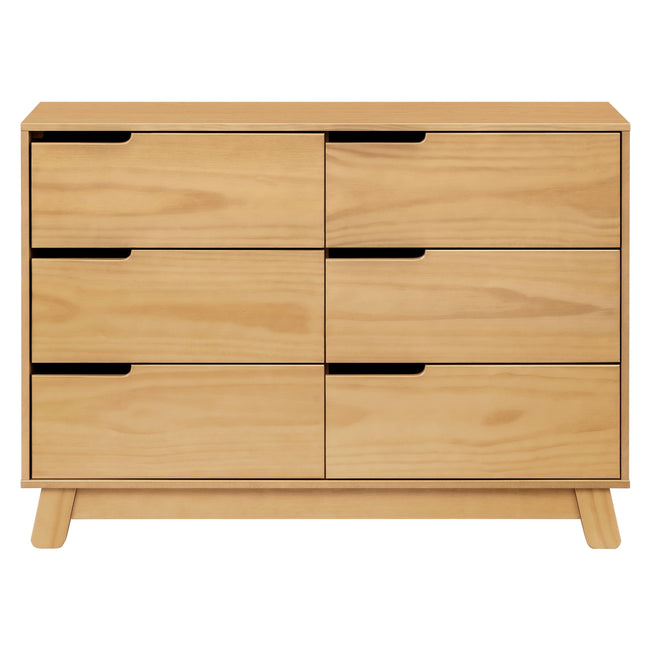 M4216HY,Babyletto,Hudson 6-Drawer Double Dresser  Assembled in Honey