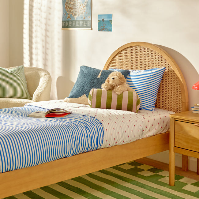 M25969HYNC,Babyletto Kids,Bondi Cane Twin Bed in Honey