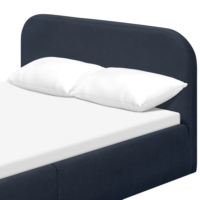 M31296PVET,Babyletto Kids,Nara Full Bed in Performance Navy Eco-Twill