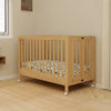 M6601HY,Babyletto,Maki Full-Size Folding Crib w/ Toddler Bed Conversion Kit in Honey