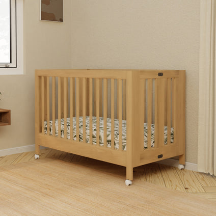 Maki Portable Folding Crib with Toddler Bed Conversion Kit