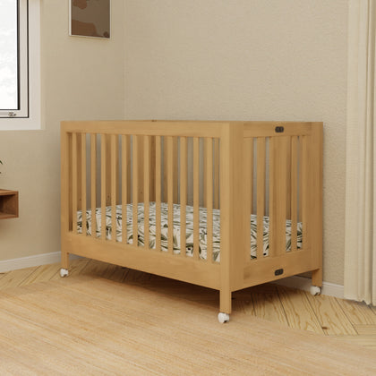 Maki Portable Folding Crib with Toddler Bed Conversion Kit