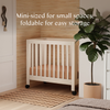 M6698NX,Babyletto,Origami Mini Crib in Washed Natural