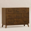 M5826NL,Babyletto,Scoot 6-Drawer Dresser in Natural Walnut
